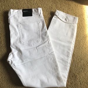 Men’s H&M Skinny Fit White Jeans NWT